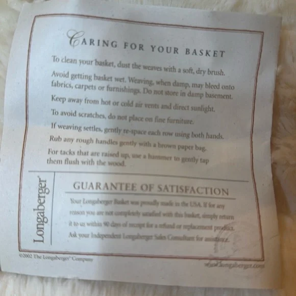 🐈‍⬛ Longberger Proudly  American Button Basket approx 6”x 3” - Picture 8 of 10